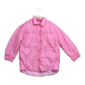 Zara Girls Lightweight Padded Pink Jacket Size 8/9